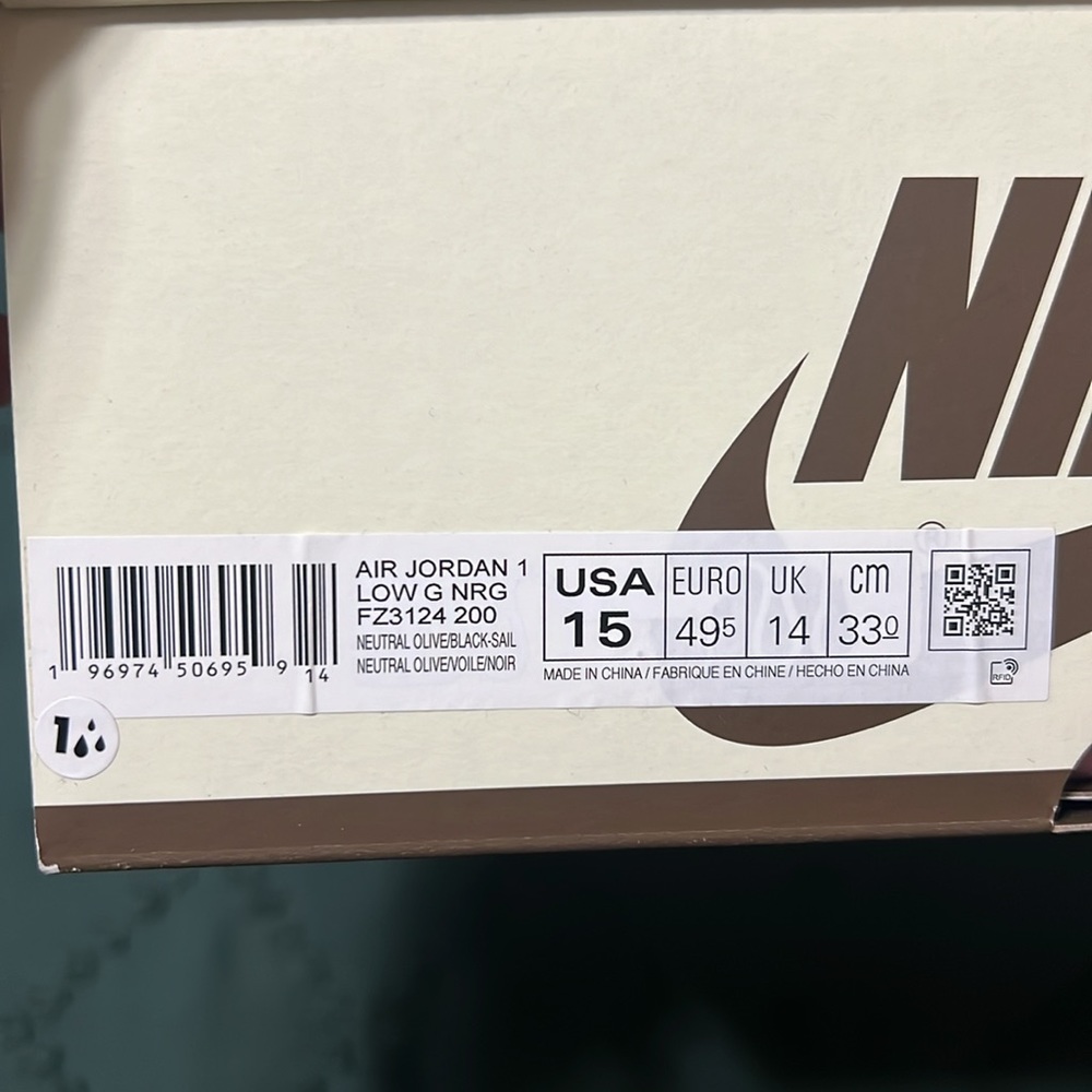 Jordan 1 Low Golf X Travis Scott SIZE 15 Super RARE. Golf. Travis Scott. Jordan1 - Picture 15 of 17